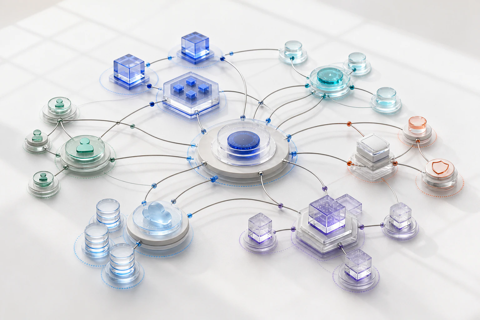 Original editorial artwork for Building a Useful Cloud Resource Graph: Nodes, Edges, Evidence, and Confidence