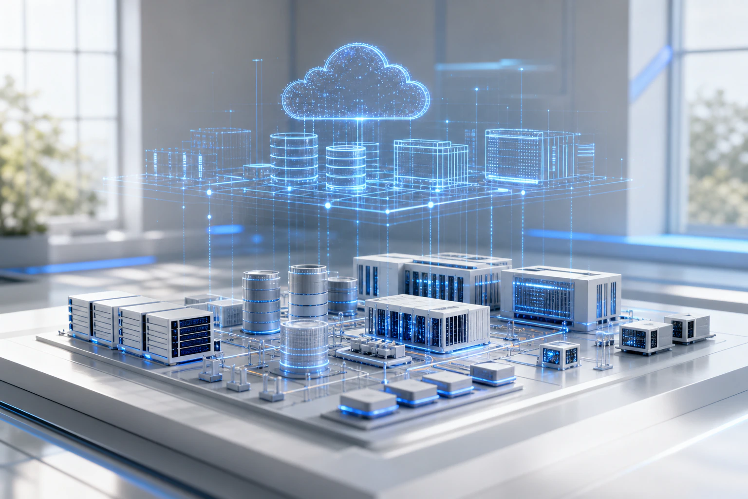 Original editorial artwork for Cloud Infrastructure Digital Twins: A Practical Model for Understanding AWS Environments