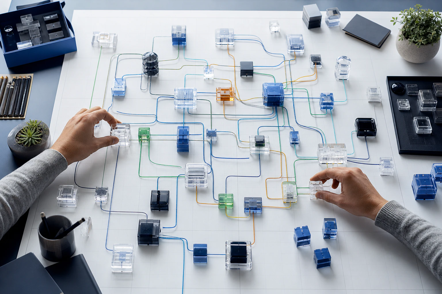 Original editorial artwork for How to Map AWS Dependencies Without Relying on Outdated Architecture Diagrams